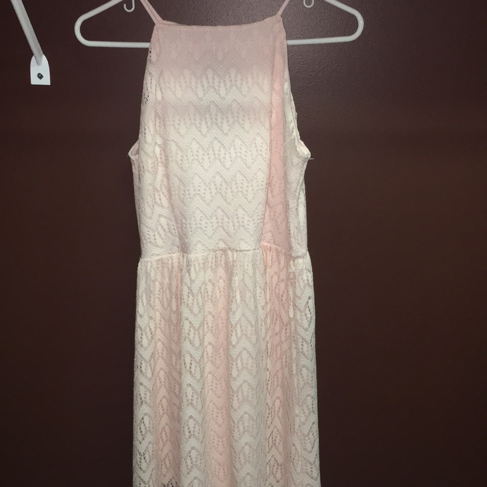 Pink short dress